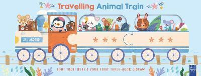 Cover for Animal Train: Travelling - Animal Train (Board book) (2025)