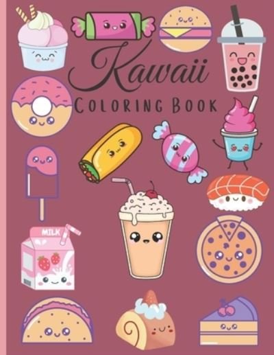 Cover for Smiley Riya Smiley · Kawaii Coloring Book: Cute kawaii coloring book to enjoy (Paperback Bog) (2022)