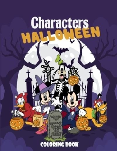 Cover for Coloring Book · Characters Halloween Coloring Book (Paperback Book) (2020)