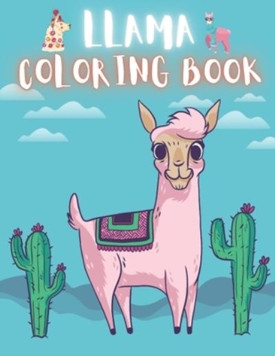 Cover for To The Point · Llama Coloring Book (Paperback Bog) (2020)