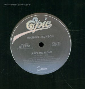 Cover for Michael Jackson · Don't Stop / Leave Me Alone (12&quot;) (2011)