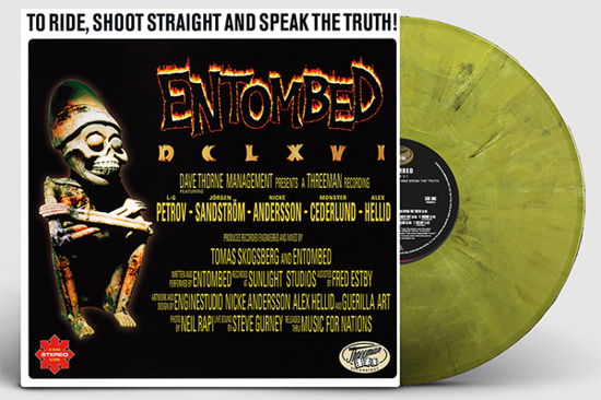 Dclxvi - to Ride, Shoot Straight and Speak the Truth (Gold / Black Marble) - Entombed - Music - THREEMAN RECORDINGS - 0200000104016 - July 15, 2022