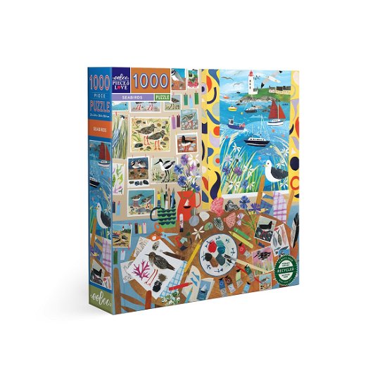 Puzzle 1000 Pcs - Seabirds - (epztsab) - Eeboo - Merchandise - Eeboo - 0689196516016 - 