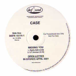 Cover for Case · Missing You (LP) (1990)
