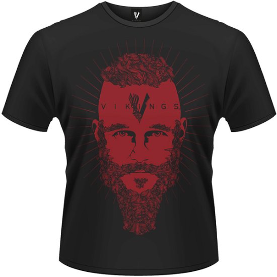 Ragnar Face (T-Shirt Unisex Tg. 2XL) - Vikings - Produtos - Plastic Head Music - 0803341471016 - 11 de maio de 2015