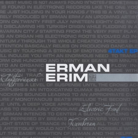 Cover for Erman Erim · 4 Takt (12&quot;) (2008)