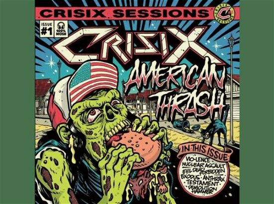 Cover for Crisix · Sessions : #1 American Thrash' (LP) [Coloured edition] (2019)