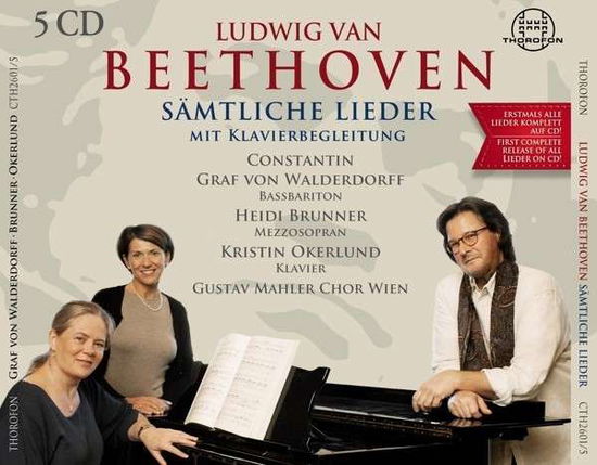 Lieder mit Klavierbegleitung Thorofon Klassisk - Von Walderdorff, Graf / Brunner, Heidi / Okerlund, Kristin / Gustav Mahler Chor Wien - Music - DAN - 4003913126016 - November 13, 2013