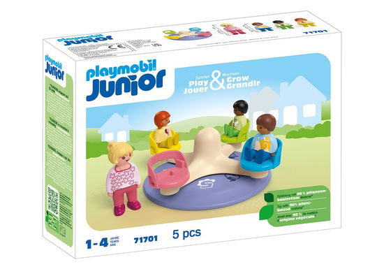 Cover for Playmobil · Junior: Number-merry-go-round (71701) (Toys)