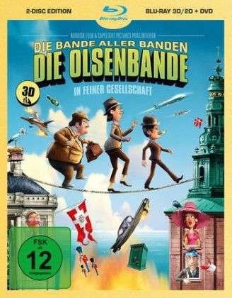 Cover for Jorgen Lerdam · Olsen-banden på de bonede gulve (2010) [BLU-RAY 3D] (DVD) (2024)
