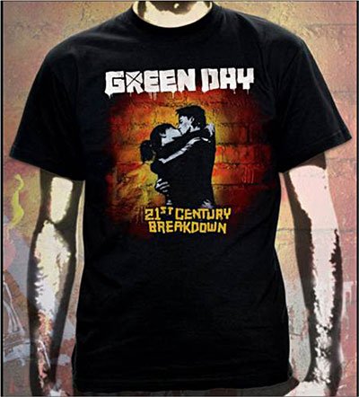 Cover for Green Day · 21st Century Breakdown (T-shirt) [size M] (2009)