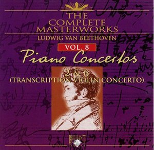Cover for Sugitani Shoko / Berliner Philharmoniker / Oskamp Gerard · Piano Concertos Nos. 2 &amp; 6 (Transcription Violin Concerto) (CD) (1992)