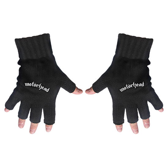 Motorhead Unisex Fingerless Gloves: Logo - Motörhead - Produtos - Unlicensed - 5055339724016 - 