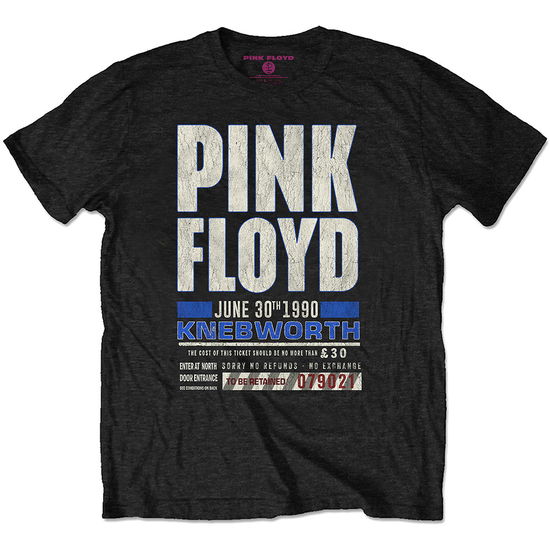 Pink Floyd Unisex T-Shirt: Knebworth '90 Red - Pink Floyd - Merchandise -  - 5056368686016 - July 13, 2021