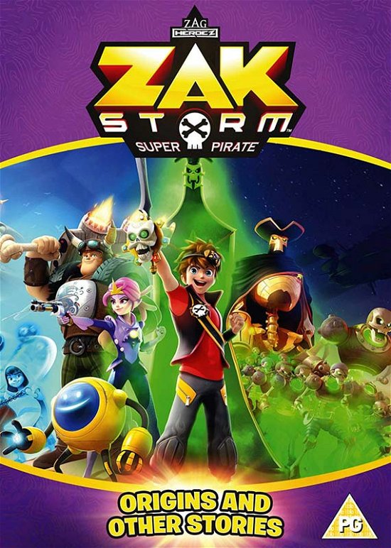 Cover for Zak Storm: Super Pirate - Orig · Zak Storm - Origins and Other Stories (DVD) (2019)