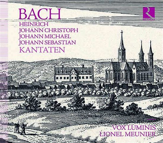 Bach (Heinrich / Johann Christoph / Johann Michael / Johann Sebastian): Kantaten - Vox Luminis / Lionel Meunier - Musiikki - RICERCAR - 5400439004016 - perjantai 14. kesäkuuta 2019