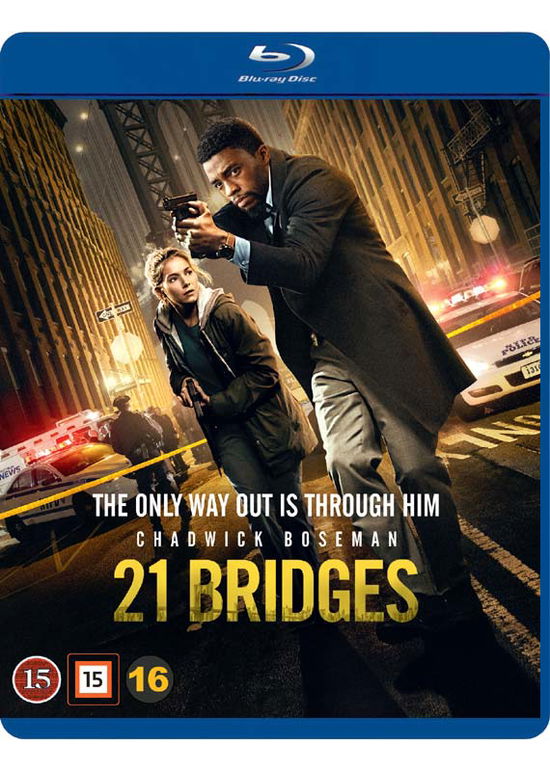 Cover for 21 Bridges (Blu-Ray) (2020)