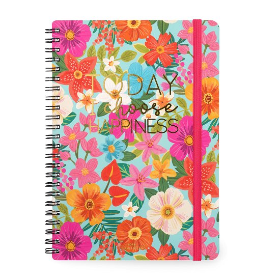 12-month Diary - 2024 - Large Weekly Spiral Bound Diary - Flowers - Legami - Books - LEGAMI - 8051128758016 - August 1, 2023
