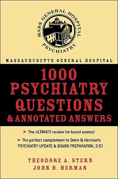 Cover for John B. Herman · Massachusetts General Hospital 1000 Psychiatry Questions &amp; Annotated Answers (Paperback Book) (2004)
