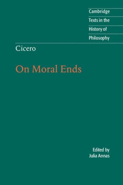 Cover for Marcus Tullius Cicero · Cicero: On Moral Ends - Cambridge Texts in the History of Philosophy (Paperback Book) (2001)