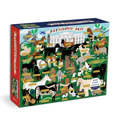 Presidents' Pets 2000 Piece Puzzle - Galison - Board game - Galison - 9780735372016 - April 19, 2022