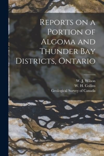 Cover for W J (William James) 1851-1 Wilson · Reports on a Portion of Algoma and Thunder Bay Districts, Ontario [microform] (Paperback Book) (2021)