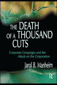 Cover for Jarol B. Manheim · The Death of A Thousand Cuts (Paperback Book) (2015)