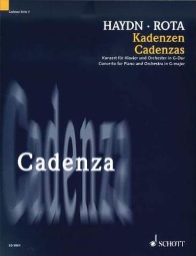 Cover for Franz Joseph Haydn · Cadenzas (Paperback Bog) (2008)