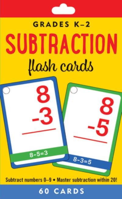Cover for Peter Pauper Press · Subtraction Flash Cards (SPILLEKORT) (2021)