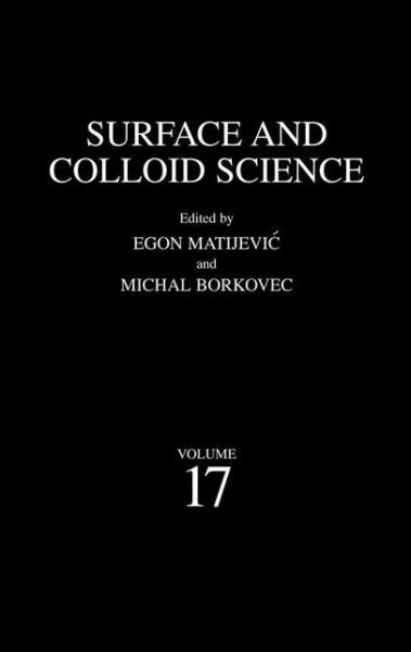 Surface and Colloid Science - Surface and Colloid Science - Egon Matijevic - Böcker - Springer-Verlag New York Inc. - 9781461348016 - 5 november 2012