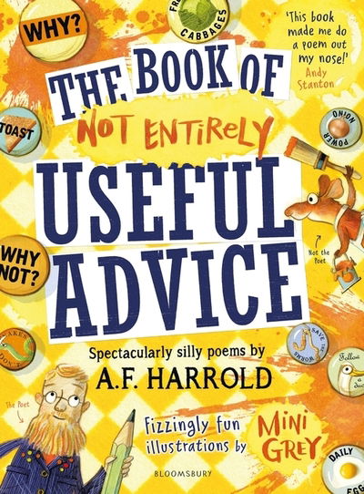 Cover for A.F. Harrold · The Book of Not Entirely Useful Advice (Hardcover Book) (2020)