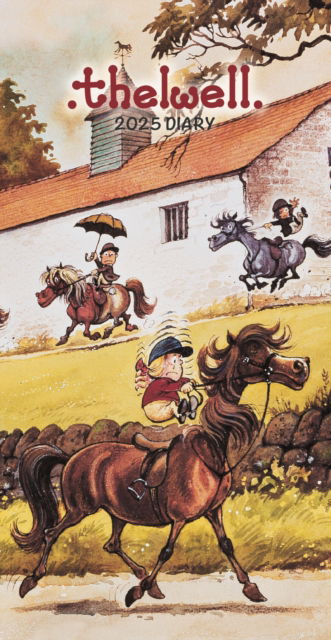 Cover for Carousel Calendars · Thelwell Slim Diary 2025 (Calendar) (2024)