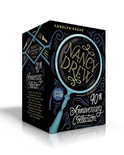 Nancy Drew Diaries 90th Anniversary Collection (Boxed Set): Curse of the Arctic Star; Strangers on a Train; Mystery of the Midnight Rider; Once Upon a Thriller; Sabotage at Willow Woods; Secret at Mystic Lake; The Phantom of Nantucket; The Magician's Secr - Carolyn Keene - Books - Simon & Schuster - 9781534468016 - November 12, 2020