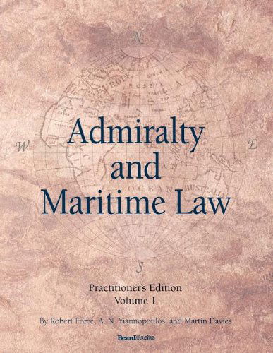 Cover for Martin Davies · Admiralty and Maritime Law Volume 1 (Taschenbuch) (2012)