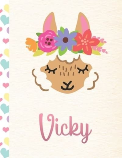 Cover for Llama Handwriting · Vicky (Paperback Book) (2019)