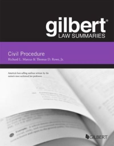 Gilbert Law Summary on Civil Procedure - Gilbert Law Summaries - Richard L. Marcus - Books - West Academic Publishing - 9781683281016 - July 30, 2017