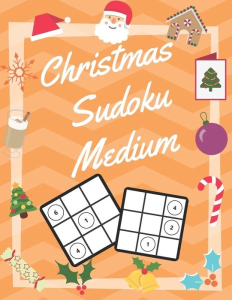 Cover for In Point Puzzle Books · Christmas Sudoku Medium : 100 Pages With Sudokus On Medium Level | Solve And Relax | Large Print, Perfect Gift For Advent Time (Paperback Book) (2019)