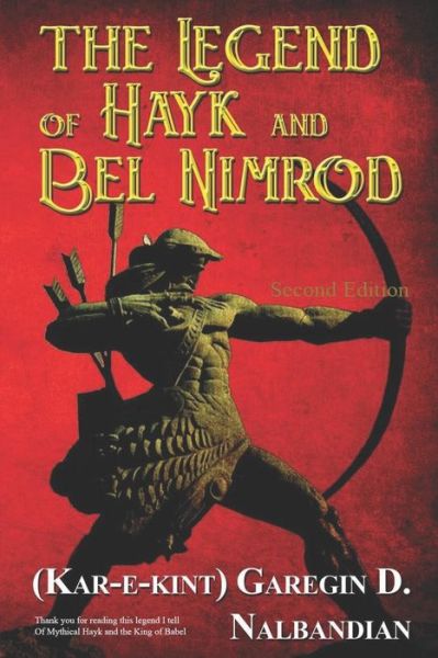 Cover for Garegin D Nalbandian · The Legend of Hayk and Bel Nimrod (Paperback Book) (2019)