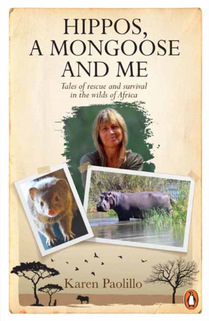 Cover for Karin Paolillo · Hippos, A Mongoose and Me: Tales of Rescue and Survival in the Wilds of Africa (Paperback Book) (2024)