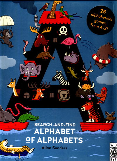 Cover for AJ Wood · Search and Find Alphabet of Alphabets (Hardcover Book) (2018)