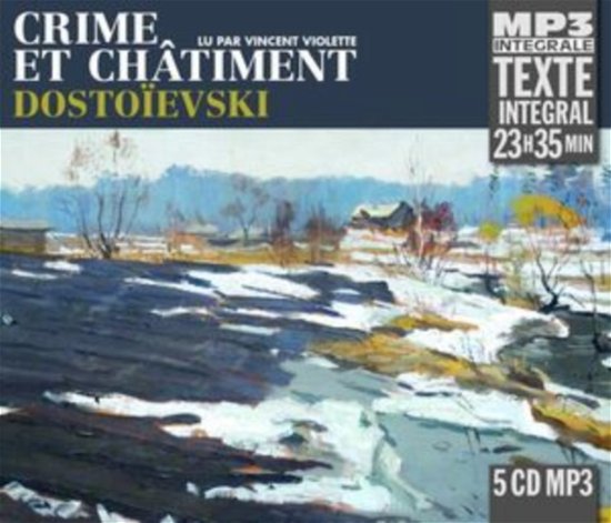 Cover for Dostoievski · Crime Et Chatiment. Lu Par Vincent Violette (Integrale Mp3) (CD) (2018)
