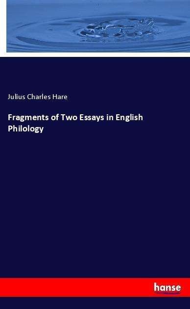 Cover for Hare · Fragments of Two Essays in English (Buch)