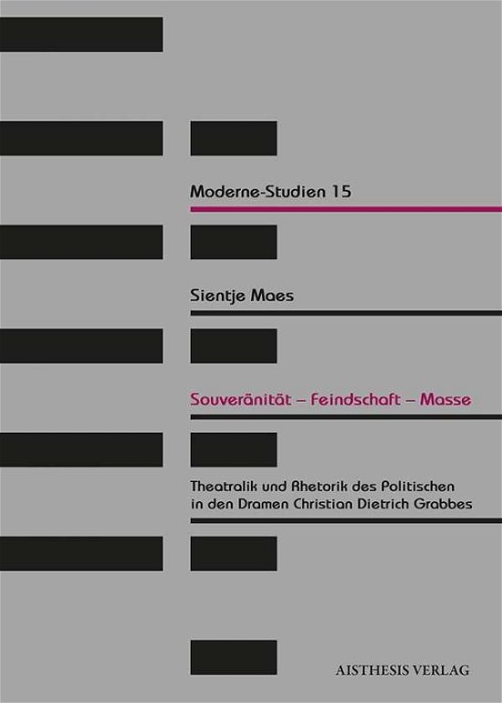 Cover for Maes · Souveränität,Feindschaft,Masse (Book)