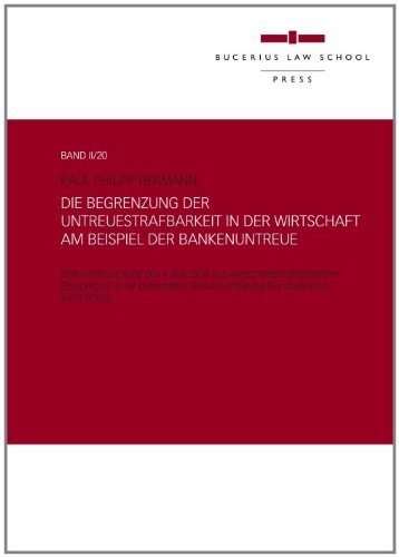 Cover for Hermann · Die Begrenzung der Untreuestraf (Book) [German edition] (2012)
