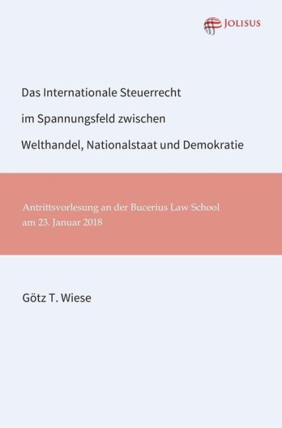Cover for Wiese · Das Internationale Steuerrecht im (Book) (2018)