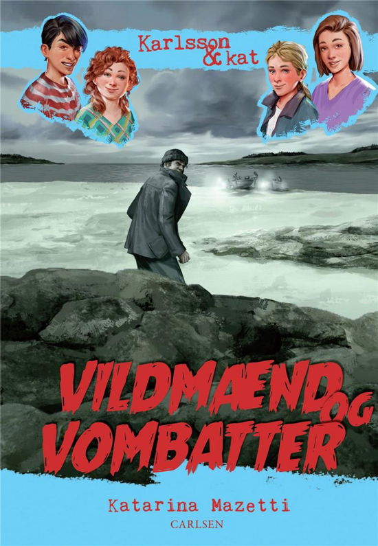 Cover for Katarina Mazetti · Karlsson &amp; kat: Karlsson &amp; kat (2) - Vildmænd og vombatter (Bound Book) [1. Painos] (2019)