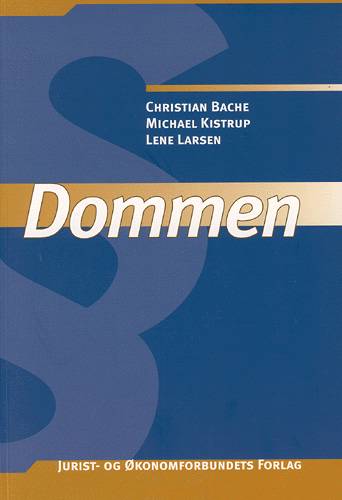 Cover for Mfl Kistrup M · Dommen (Sewn Spine Book) [1. Painos] (2003)