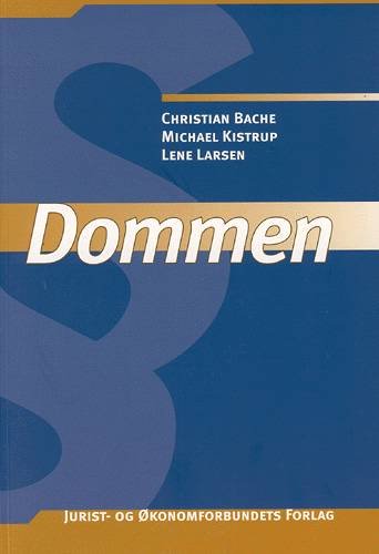 Cover for Mfl Kistrup M · Dommen (Sewn Spine Book) [1er édition] (2003)