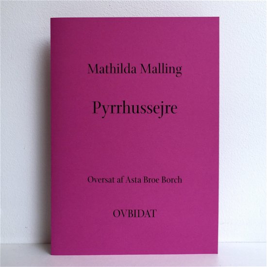 Cover for Mathilda Malling · Pyrrhussejre (Paperback Book) [1st edition] (2023)