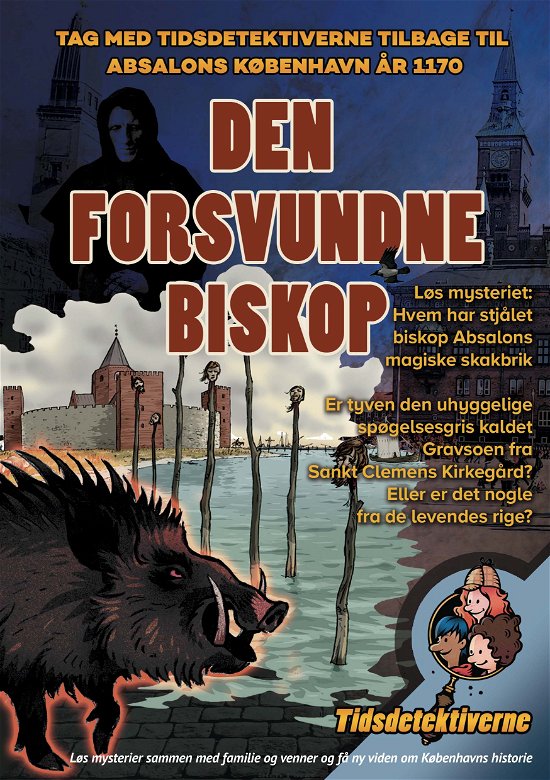 Cover for Hanne Fabricius · Tidsdetektiv i København: Et historisk oplevelsesspil: Den forsvundne biskop (Taschenbuch) [1. Ausgabe] (2022)